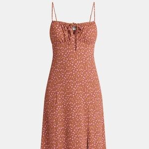 No Boundaries Women’s Maxi Dress with Front Slit
